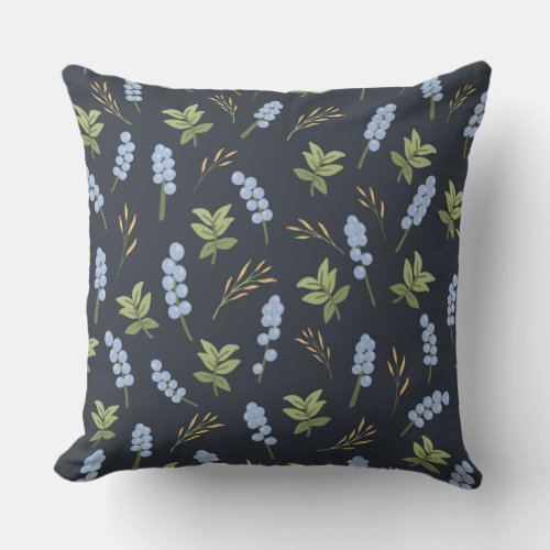 Decorative Cojin Knights Spur Flower Throw Pillow