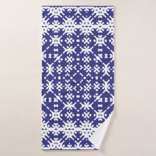 Decorative color ceramic azulejo tiles. Minimal de Bath Towel