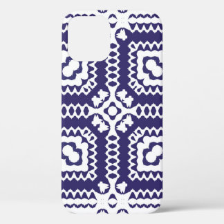 Decorative color ceramic azulejo tiles. Vintage se iPhone 12 Case