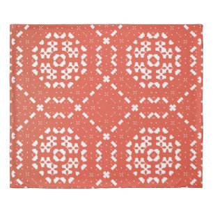 Decorative color ceramic talavera tiles. Vintage s Duvet Cover