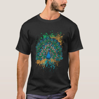 Decorative Colorful Tail Peacock T-Shirt