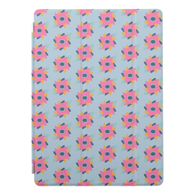 Decorative colorful tile iPad pro cover (Front)