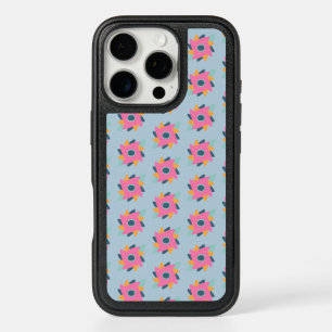 Decorative colorful tile iPhone 16 pro case