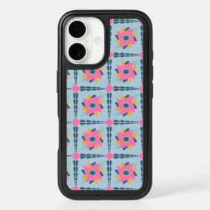 Decorative colorful tile iPhone 16 case
