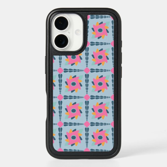 Decorative colorful tile otterbox iPhone case (Back)
