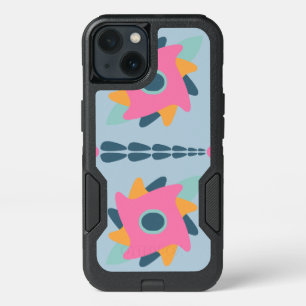 Decorative colorful tile iPhone 13 case