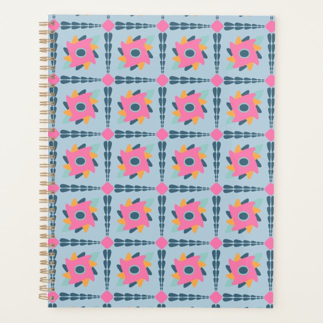 Decorative colorful tile planner (Front)