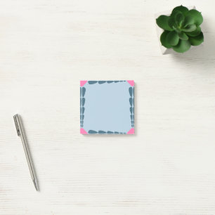 Decorative colorful tile post-it notes