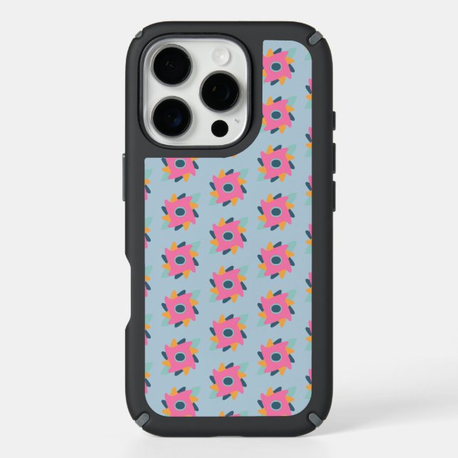 Decorative colorful tile speck iPhone case (Front)