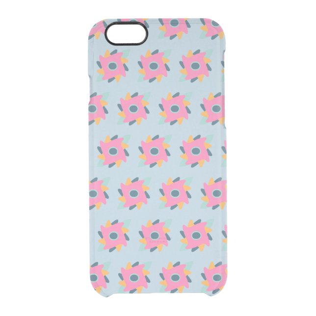 Decorative colorful tile uncommon iPhone case (Back)