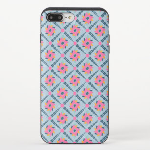 Decorative colorful tile iPhone 8/7 plus slider case