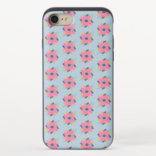 Decorative colorful tile iPhone 8/7 slider case