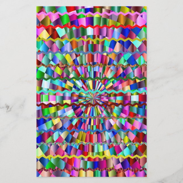 Decorative Colors Stationery (Front)