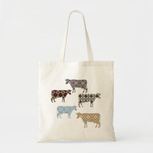  Decorative  Cow Tote Bag