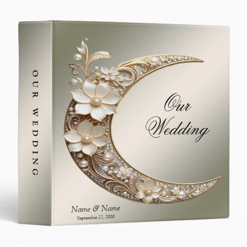 Decorative Crescent Moon Frame Album Binder