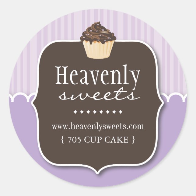 Decorative Cupcake |  Pastry Chef Stickers (Front)