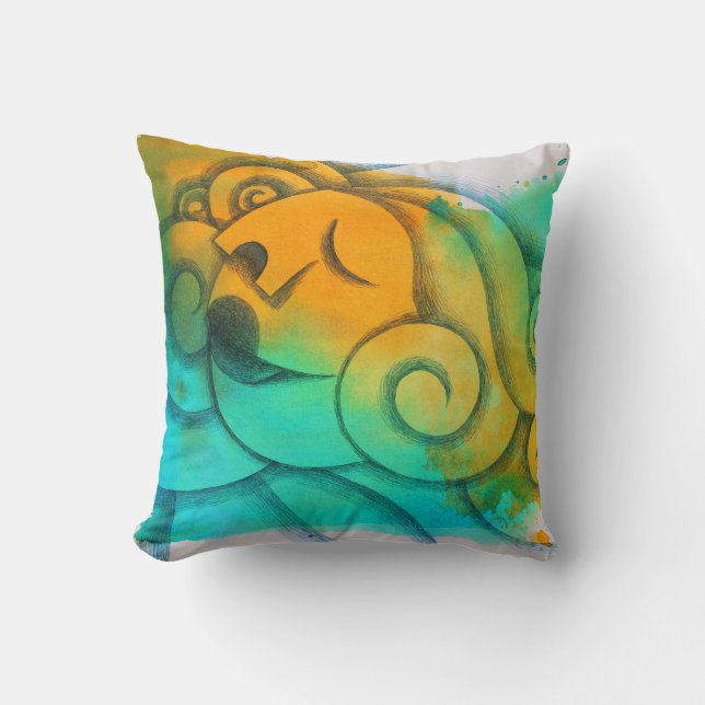 Decorative Cushion Facing the Sun (Front)