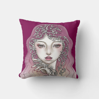 Decorative cushion Goddess of Pink Plants