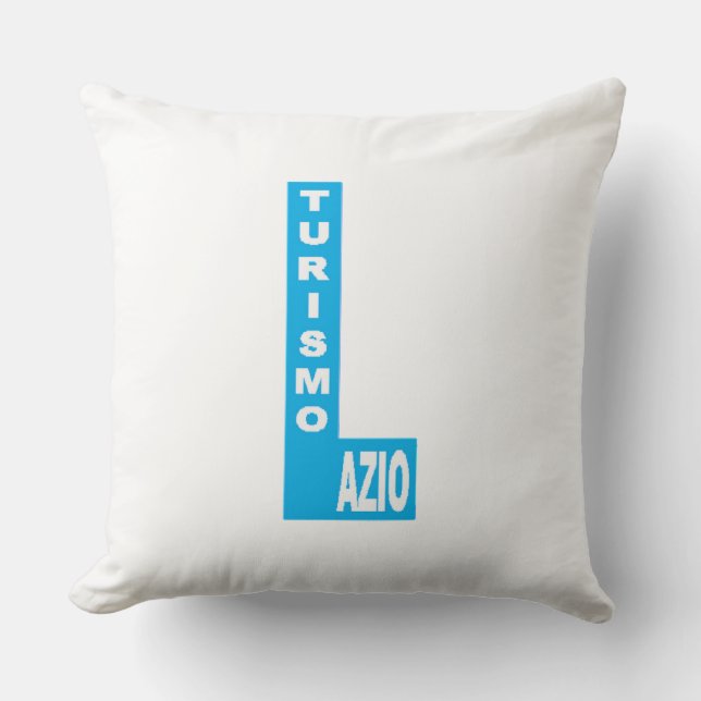 Decorative cushion large model DESIGN LAZIO TURISM (Front)