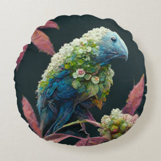 Decorative Cushion with Bird Design