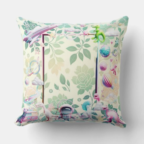 Decorative Cushion with Modern and Dynamic Pattern