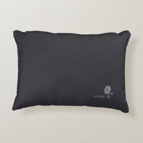 Decorative custom sunflowers Inspirational CC1073  Accent Pillow