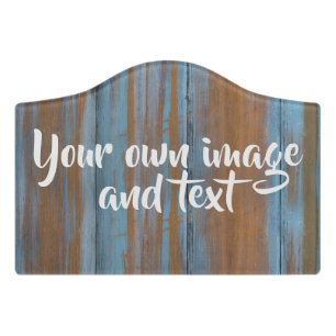 Decorative Custom Wood Door Sign for Home
