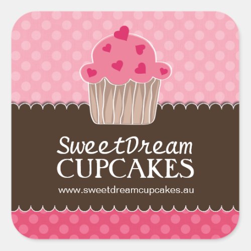 Decorative Cute Cupcake Stickers
