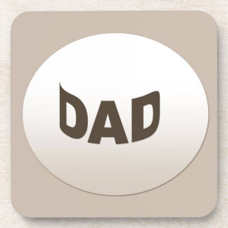 Decorative Dad Beverage Coaster