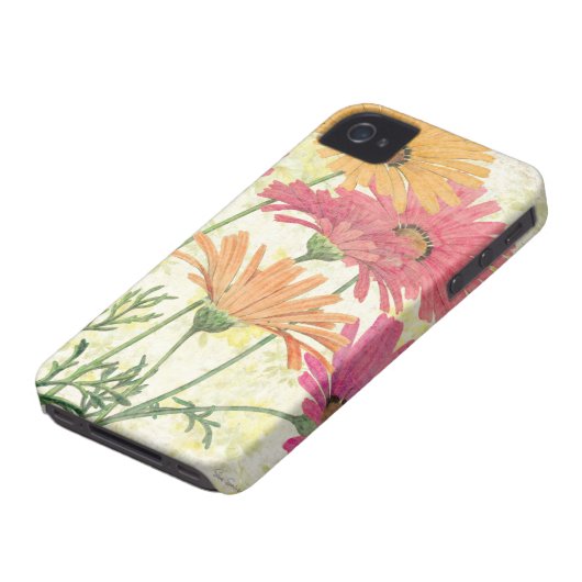 Decorative Daisies Case-Mate iPhone Case (Bottom)