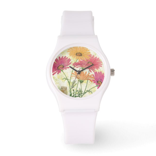 Decorative Daisies Watch (Front)