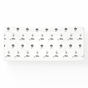 Decorative, Dark Grey, Charcoal Banner