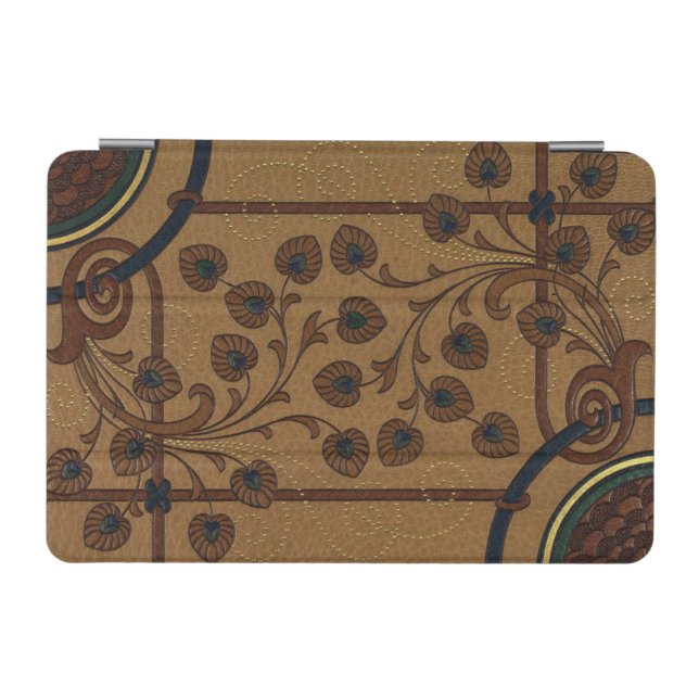Decorative Deco Flowers iPad Mini Cover (Horizontal)