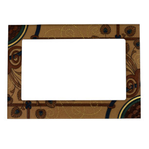 Decorative Deco Flowers Magnetic Frame