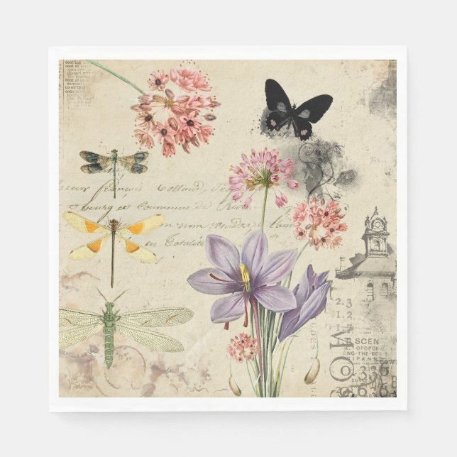 Decorative Decoupage Paper Napkin (Front)