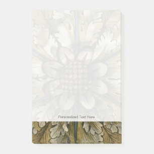 Decorative Demask Rosette on Grey Background Post-it Notes