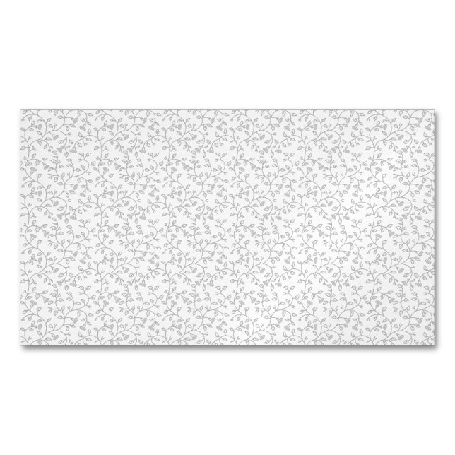 decorative Design Thirty Seven Business Card Magnet (Front)