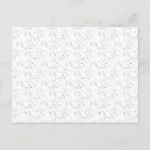 decorative Design Two Announcement Postcard