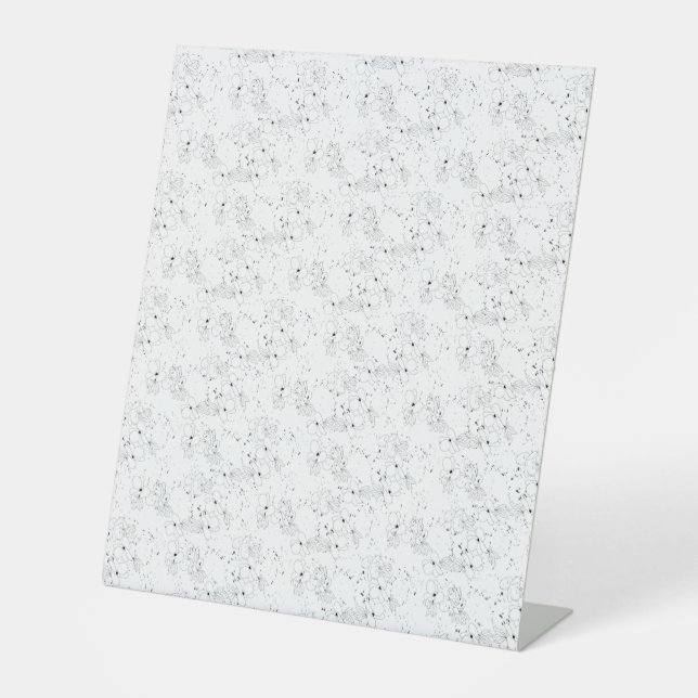 decorative Design Two Pedestal Sign (Front)