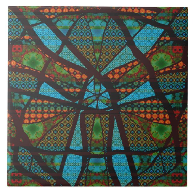 Decorative Designer  Ceramic Tile (Front)
