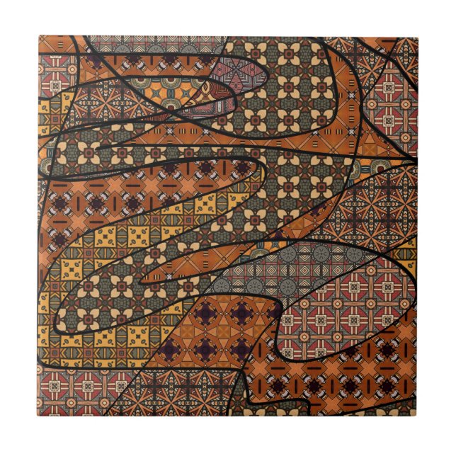 Decorative Designer  Ceramic Tile (Front)