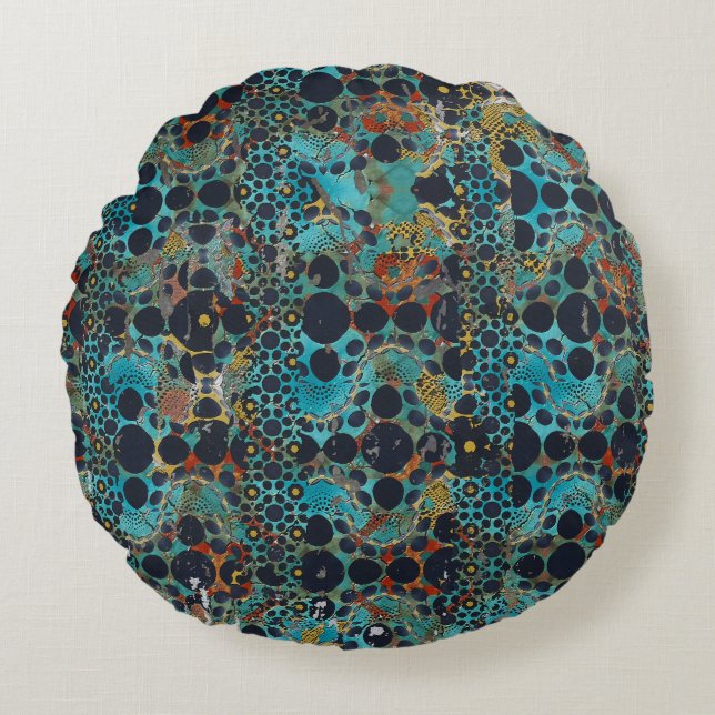 Decorative Designer  Round Pillow (Front)
