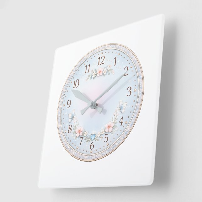 Decorative Designer Wall Clock (Angle)