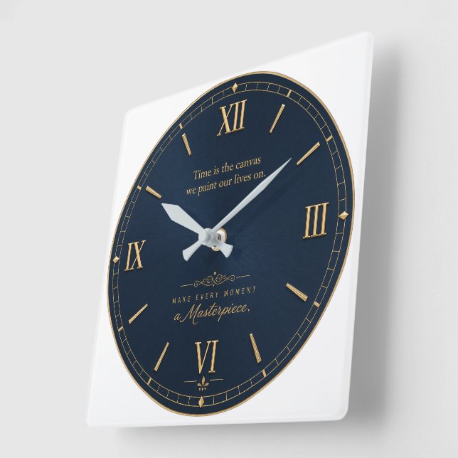 Decorative Designer Wall Clock (Angle)