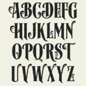 Decorative Diamond Monogrammed Glencairn Glass (Font)