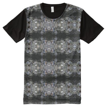 Decorative Diamonds Pattern Elegant All-Over-Print Shirt