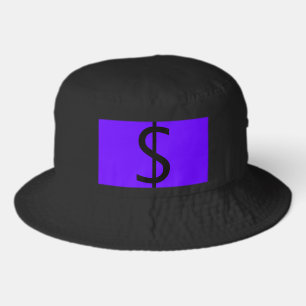 Decorative Dollar $ign Black Bucket Hat