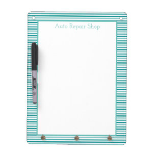 Decorative Dry Erase Board Wth Teal