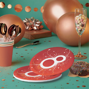 Decorative Eight Paper Plates