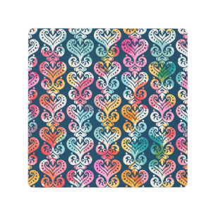 Decorative elements, versatile pattern design. metal print